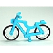 Part 4719c02 Medium Azure Bicycle, Complete Assembly (1-Piece Wheels) 